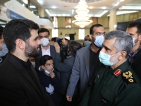 سردار شهید امیرعلی حاجی زاده (فرمانده هوافضای سپاه) و حاج میثم مطیعی